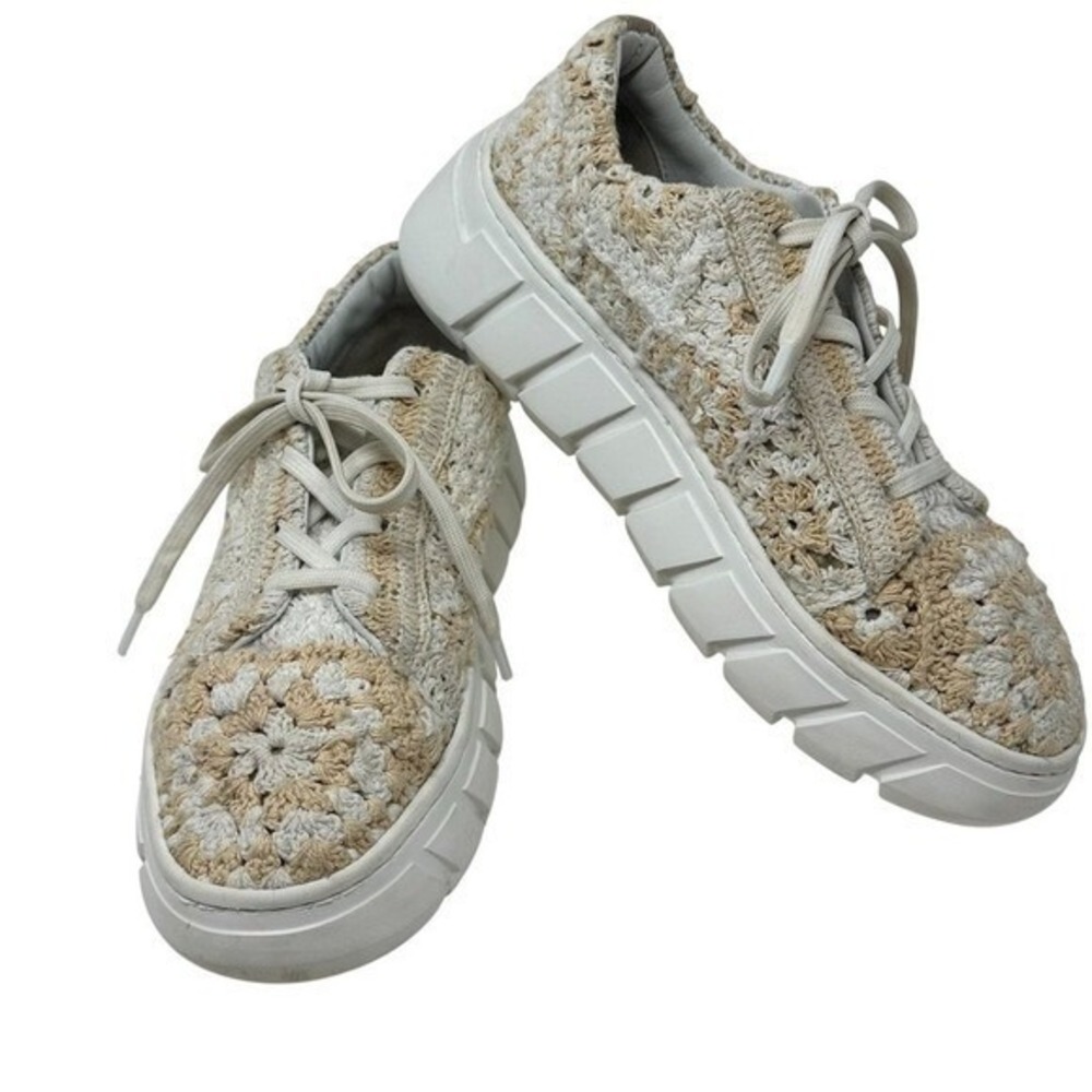 Free People Catch Me If You‎ Can Crochet Sneakers -  Size EU38
